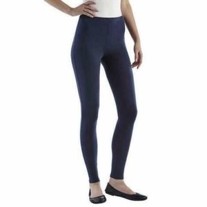 KirklandSignatureLadiesFrenchTerryLeggings Navy